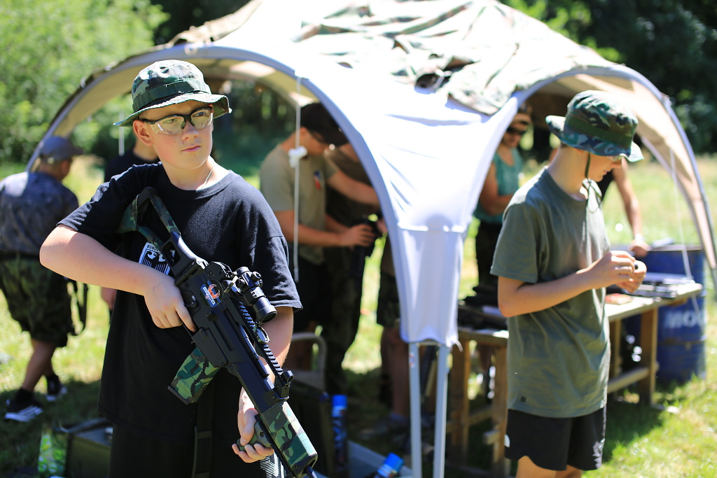 První střelnice a výcvik střelecké techniky