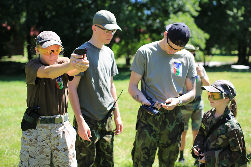 První střelnice a výcvik střelecké techniky