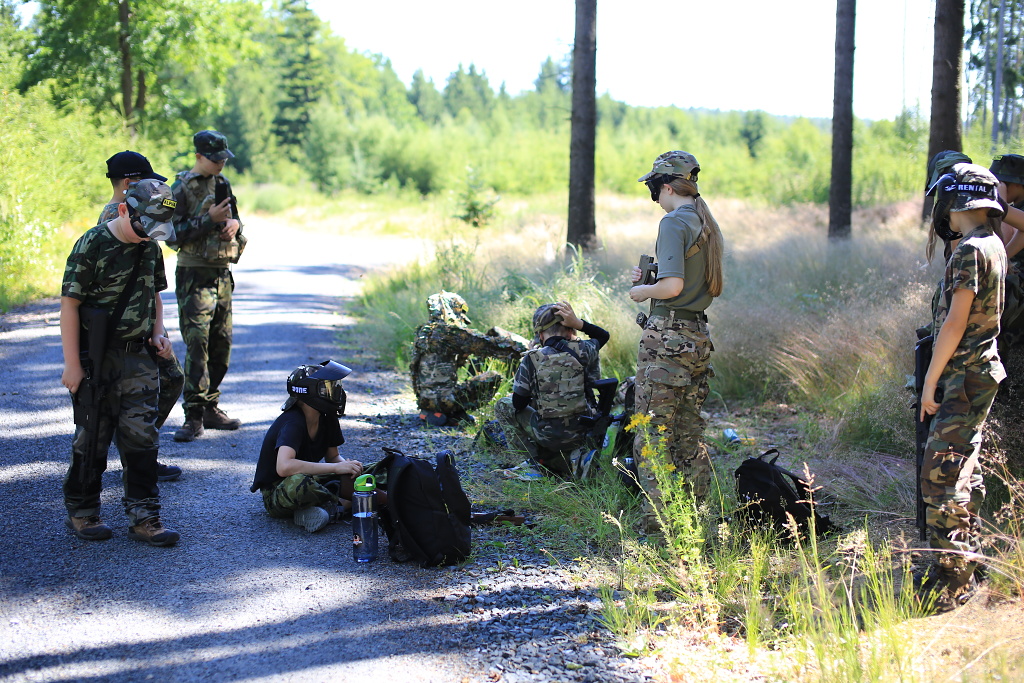 Výcvik a první airsoft hry a akce